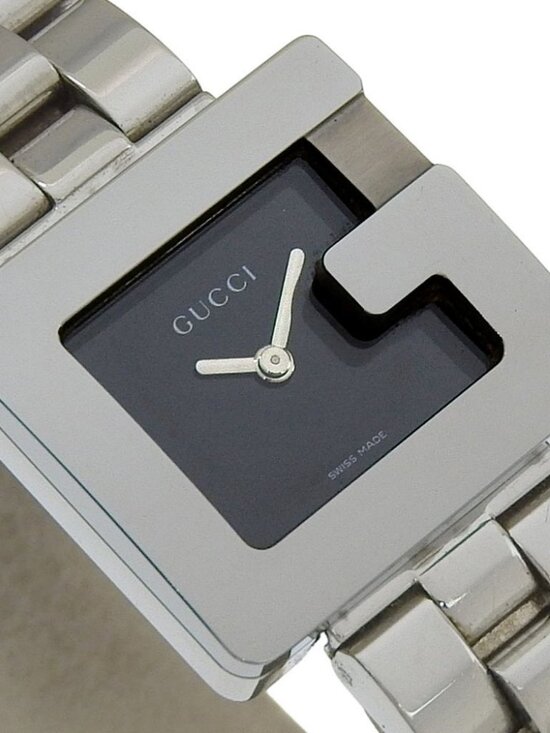GUCCI G watch Watches 3600L blackDial Stainless Steel Quartz Analog displa... main image 2